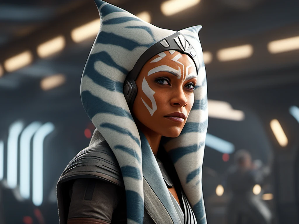 star wars,dynamic pose, ahsoka in cocpit xwing,
unreal engine 5 render, a detailed matte photo, photorealism,
crystal clear,(high contrast),
(Gorgeous Photo:1.3) of (Ultra detailed:1.3), 8k, masterpiece, ((ultra detailed:1.1)), 16k textures, cinematic look, intricate,epic, UHD, DSLR, raw photo,
 <lora:sdxl_lora_ahsoka:0.6>