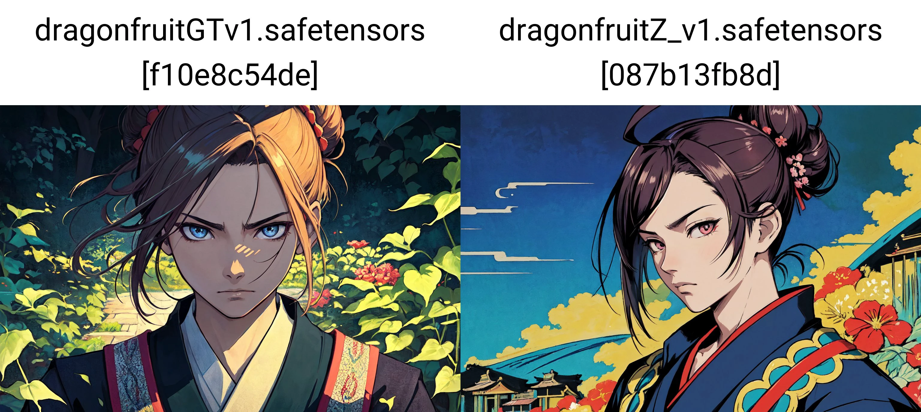 masterpiece, best quality, colorful, bold, anime, illustration, portrait, solo, upper body, looking at viewer, detailed background, detailed face, Devoted samurai, compassionate eyes, bun hairstyle, humble attire, steadfast expression, peaceful garden, guardian stance,
