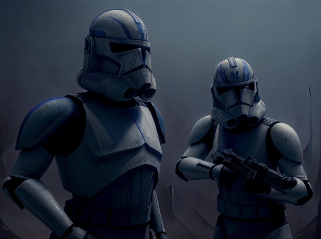 (one clone trooper insiden an dark forest, shadows in the dark, mystery, evil,, dynamic pose, heoric,:1.4),
(501 legion, blue armor paint, captain rex,:1.3)
wolf themed armor paint,
unique paint job,
DC-15S blaster rifle, holding rifle, ,
helmet antena,
,
full body, (correct anatomy, detailed helmet, detailed armor,)
<lora:conesV2:0.6>
close-up, portrait,
((best quality)), ((masterpiece)), (detailed), stunning gradient colors, no watermark signature, (detailed background:1.4), insanely detailed, , ((masterpiece)), absurdres, HDR, ,
m, highly detailed, best quality, highest quality, hyperdetailed, trending on ArtStation, trending on CGSociety, Intricate, Sharp focus, intricate, hyper detailed, smooth, sharp focus, ray tracing,
((best quality)), ((masterpiece)), ((realistic)), (detailed), no watermark signature, detailed background, insanely detailed, , ((masterpiece)), absurdres, HDR,