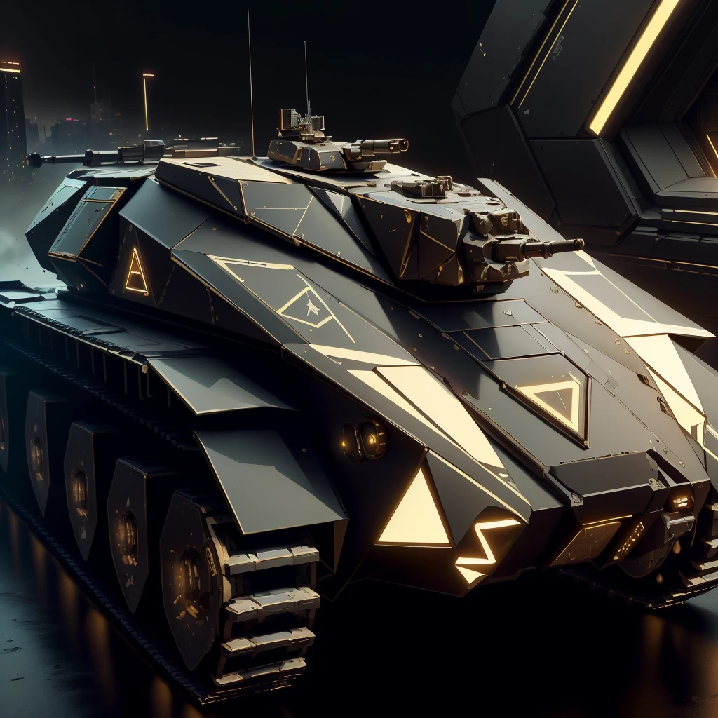 <lora:LuxTech-20:1>,luxtech ,scifi, luxurious,  cyberpunk, 
tank , turret,