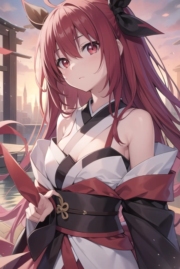 kotoriitsuka, <lora:kotoriitsuka-lora-nochekaiser:1>,
kotori itsuka, long hair, (red eyes:1.5), red hair, ahoge, (flat chest:1.2),
BREAK black bow, black footwear, black sash, bow, footwear bow, hair bow, hair down, horns, japanese clothes, kimono, long sleeves, obi, off shoulder, pink bow, pink sash, sandals, sash, sidelocks, tabi, tachi-e, white kimono, wide sleeves,
BREAK looking at viewer,
BREAK outdoors, festival, fireworks,
BREAK <lyco:GoodHands-beta2:1>, (masterpiece:1.2), best quality, high resolution, unity 8k wallpaper, (illustration:0.8), (beautiful detailed eyes:1.6), extremely detailed face, perfect lighting, extremely detailed CG, (perfect hands, perfect anatomy),