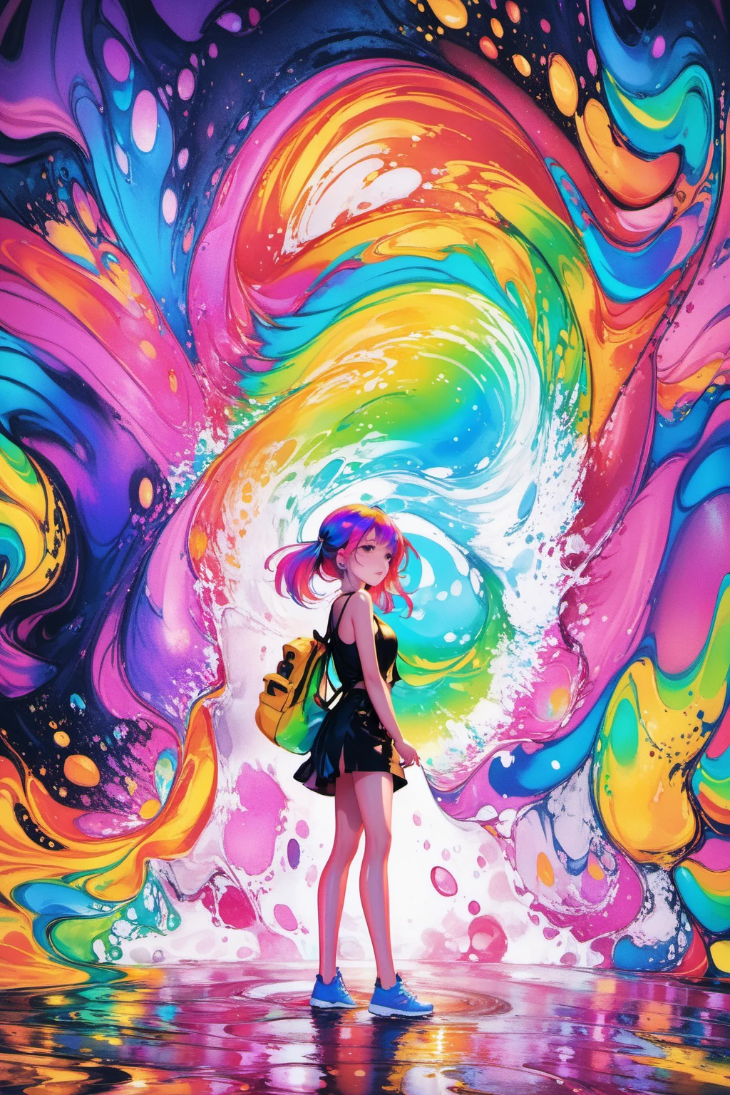ColorART, colorful, <lora:ColorART:1>, 1girl, full body,