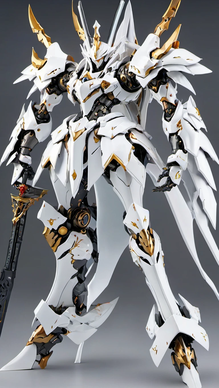 (FRS:1.2), best quality, masterpiece, ultra-detailed, mecha robot, (ultra-detailed mecha armor), full armor, (large size robot:1.5), glowing eyes, (full body:1.2), (mechanical parts:1), (robot joints:1), (military parts:1.5), (heroic parts:0.1), cable, (battle-ready:1.2),(powerful stance:1.3),(Detailed eye description:1.2),(huge mechanical weapon:1.2), (detailed weapon description:1.2), (holding weapon and weapon :1.5)<lora:srdxl_v1f:0.4>