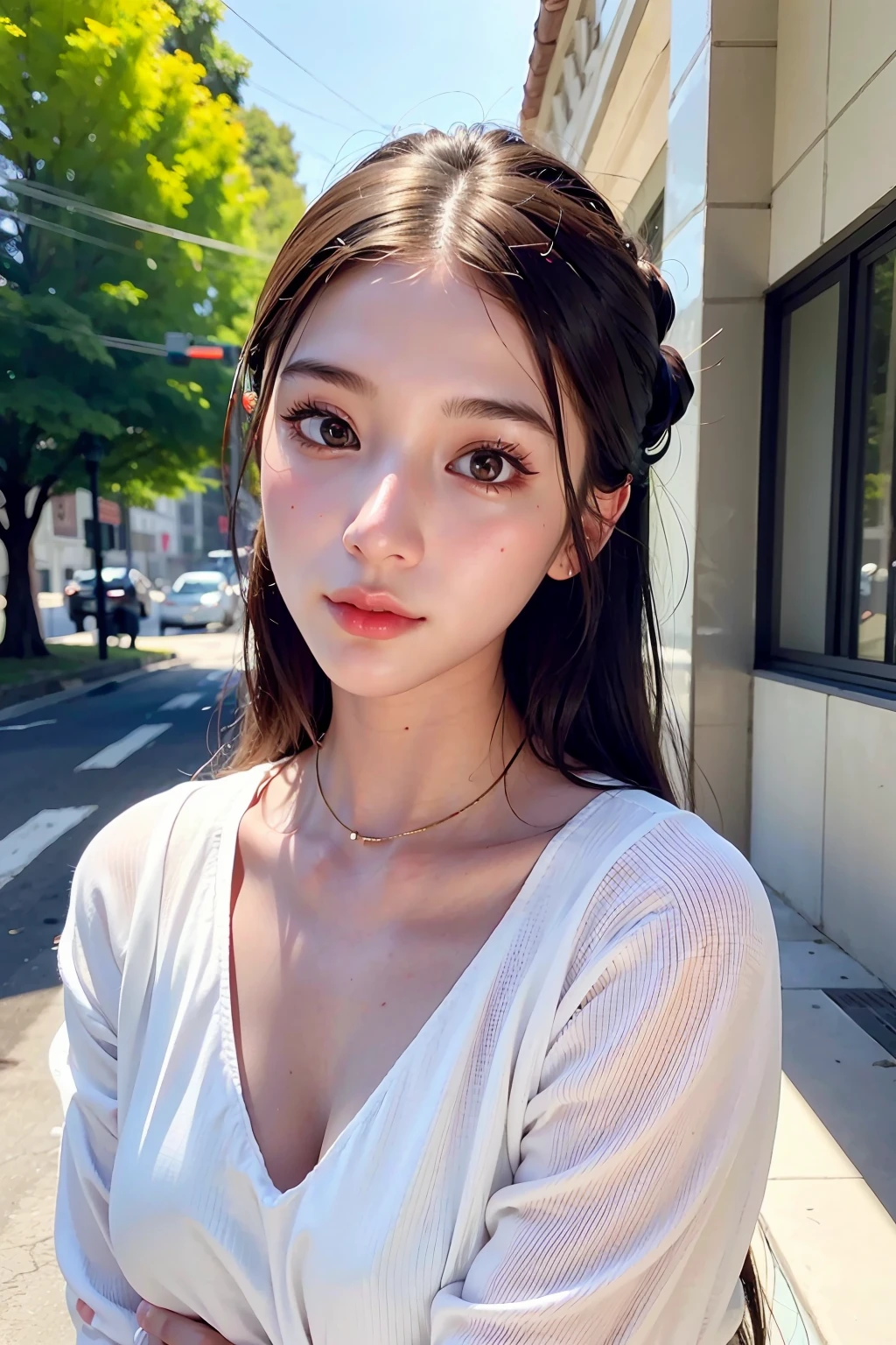(masterpiece), best quality, perfect face, ray tracing, ((random location)), 1girl,a portrait shot,
<lora:supassra_sp-02:1>