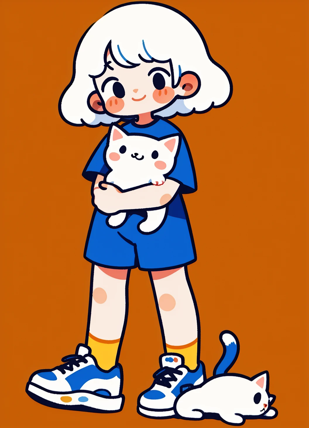 Frieren girl white hair medium chest and slim sitting, dog ears and tail open legs and a heart plug ,encadenado del cuello cola de perro , banca de parque, parque , sentada en una banca camisa de relieves corta y falda con sandalias 