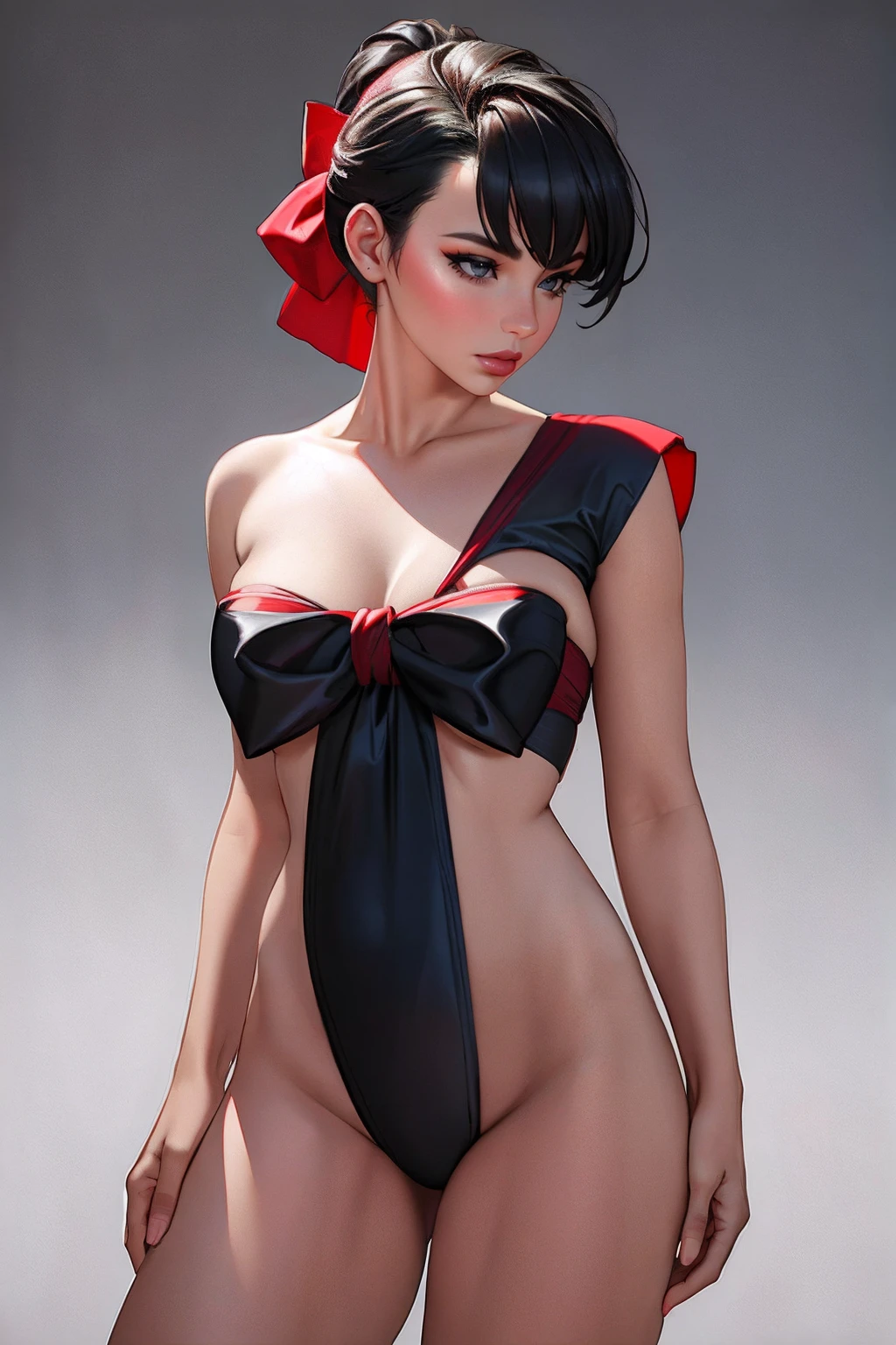 ((Masterpiece, best quality,edgQuality)),
edgWrap, woman wrapped in ribbon,bow knot, a woman posing for a picture ,wearing edgWrap,
<lora:edgWrapped:1>