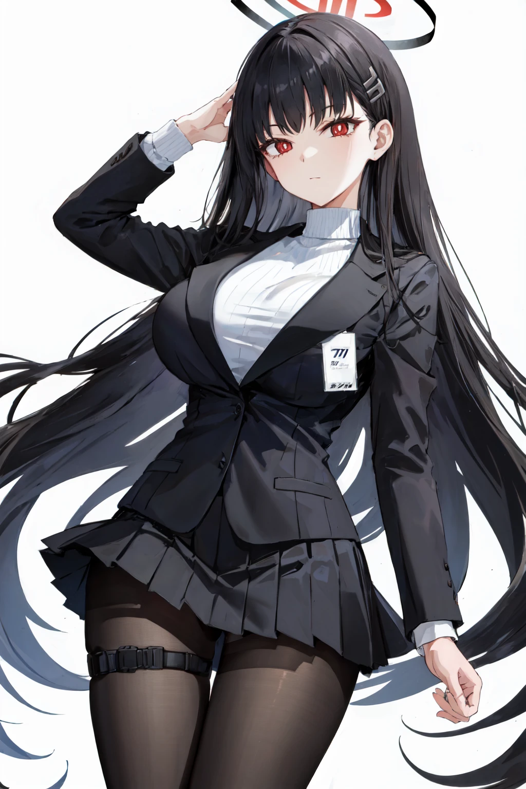 18-year-old Shota,cute,Wear a white long-sleeved shirt and a black work tie,Wear black pants,Wear black booties,Wear white gloves,wear cat ear,Wearing a collar,Black hair,Black eyes,Very thin waist,Very thin legs,Handsome,Disdainful and cold expression,shy,blush,Sweating,porn,Is giving sexual assault,Glove removal action