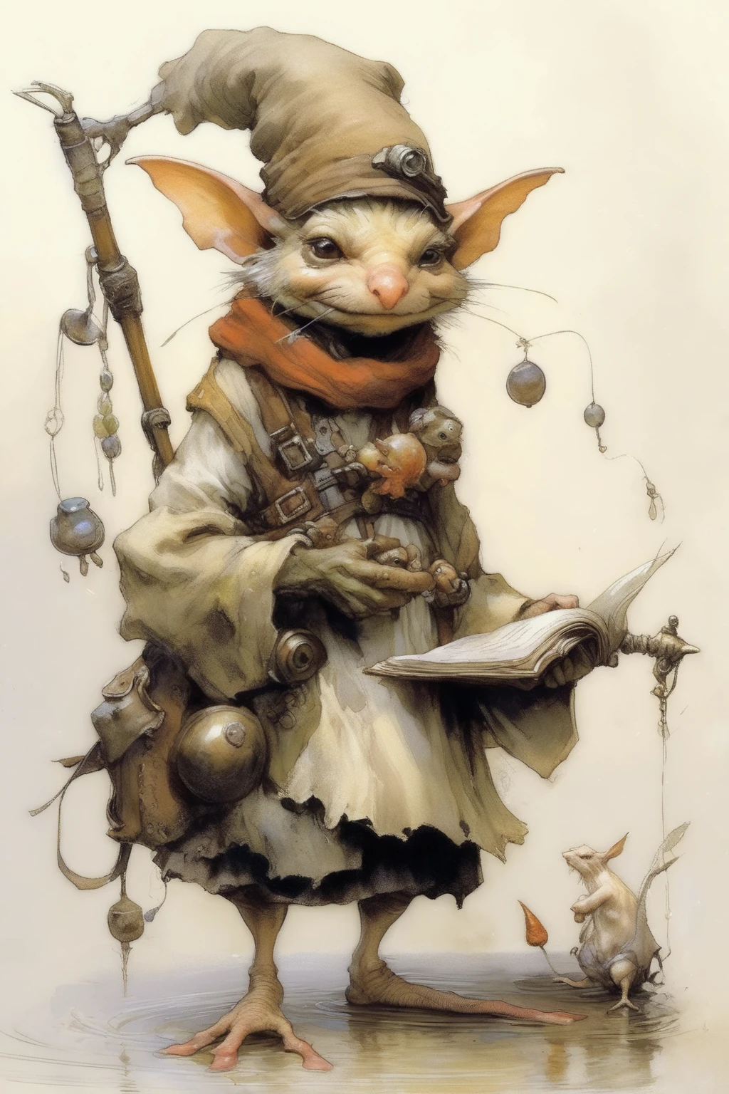 <lora:Jean-Baptiste Monge Style:1>Jean-Baptiste Monge Style - Fantasy, Fairy Tales, Character Design by Jean-Baptiste Monge