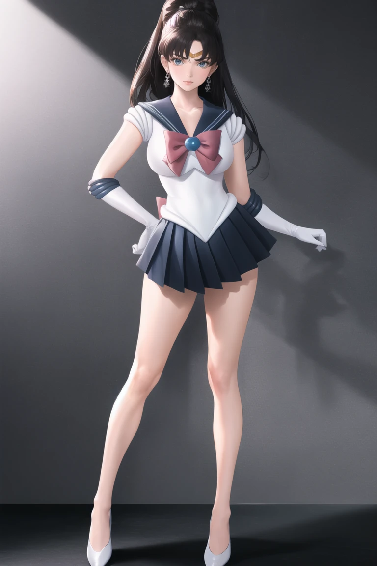 masterpiece, best quality, CG, wallpaper, HDR, high quality, high-definition, extremely detailed, sailor moon outfit