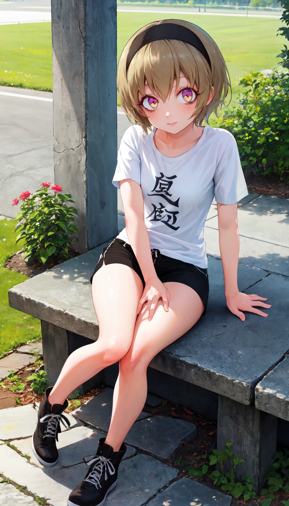 masterpiece, best quality, outdoors, detailed beautiful face,
pekorashirt, 1girl, solo, looking at viewer,
<lora:Pekora_LoRA:1>,