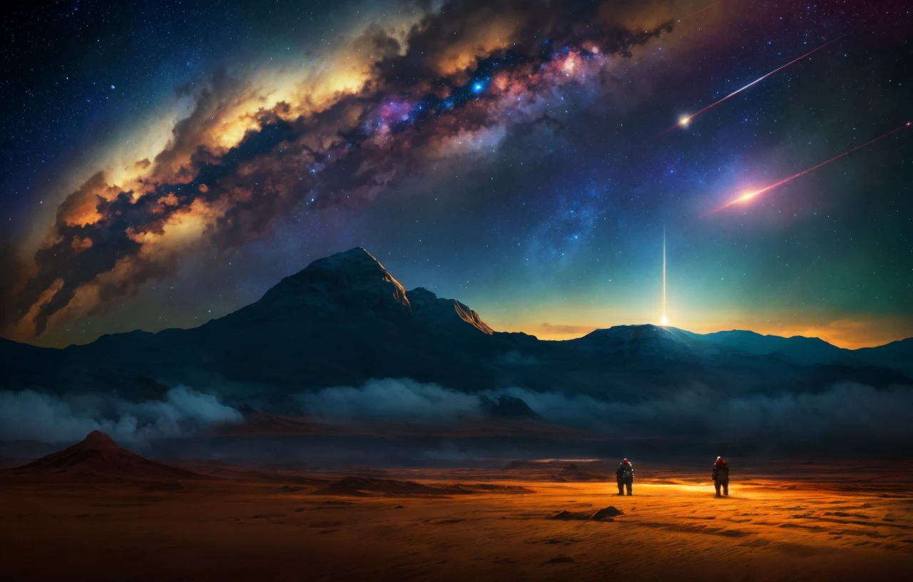 best quality,masterpiece,highly detailed,ultra-detailed,<lora:neg4all_bdsqlsz_V3.5:-1> <lora:Starfieldart:1> mountainous horizon, star \(sky\), starry sky, night, science fiction, 32k uhd
from science fiction movie,
