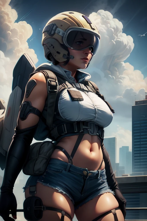 on e621, highest quality, by artists  thepit, Siya Oum,Ruan Jia, gynoid, (aeromorph), (solo), (one character), female, sleek, stretching, looking at viewer, (small breasts), (solo), pose, green