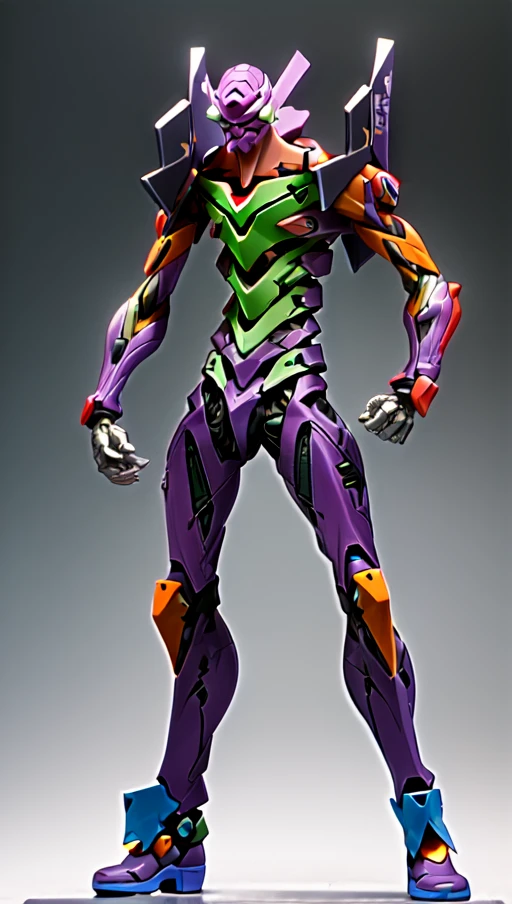 ((masterpiece)),(EVAUNIT:1.5), a (((mecha))) with sleek and menacing design, glowing eyes, full body, highly detailed, (military parts), mechanical parts, robot joints, <lora:srd_v3e:0.6>