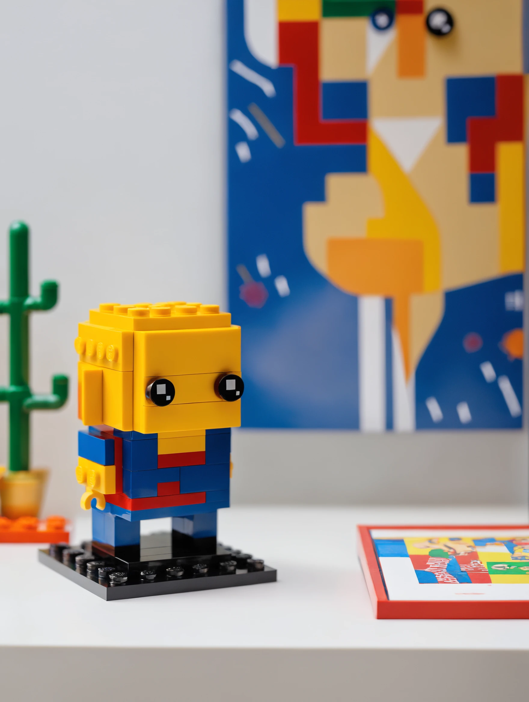 <lora:lego_v2.0_XL_32:0.8>
LEGO BrickHeadz, Salvador Dal in front of a painting