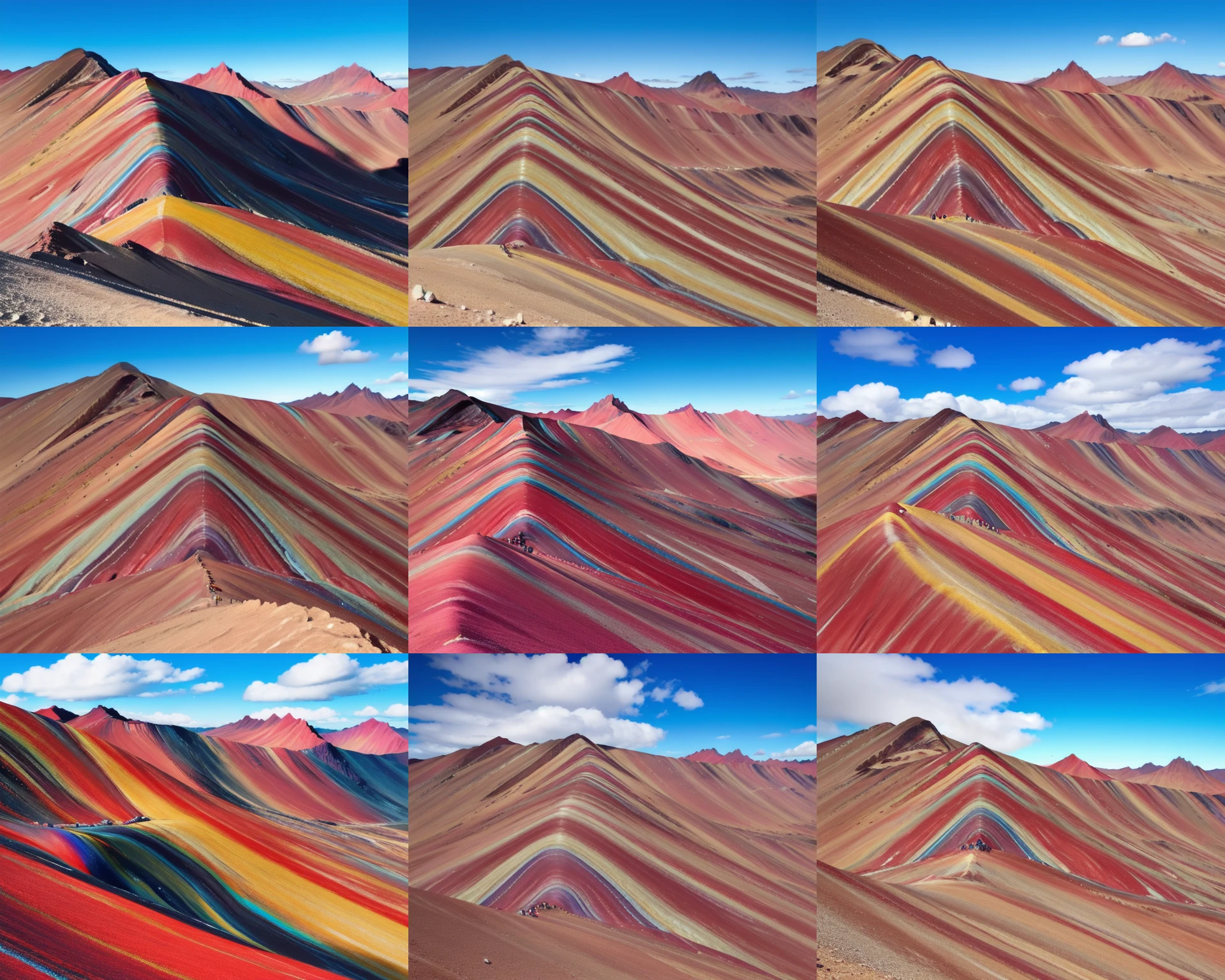 colorful, <lora:vinicunca_v2:0.5>, vinicunca, landscape