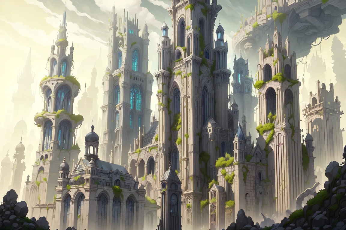 <lora:WorldofEarthTEST:1>, worldofearth, vast city with towers and buildings,