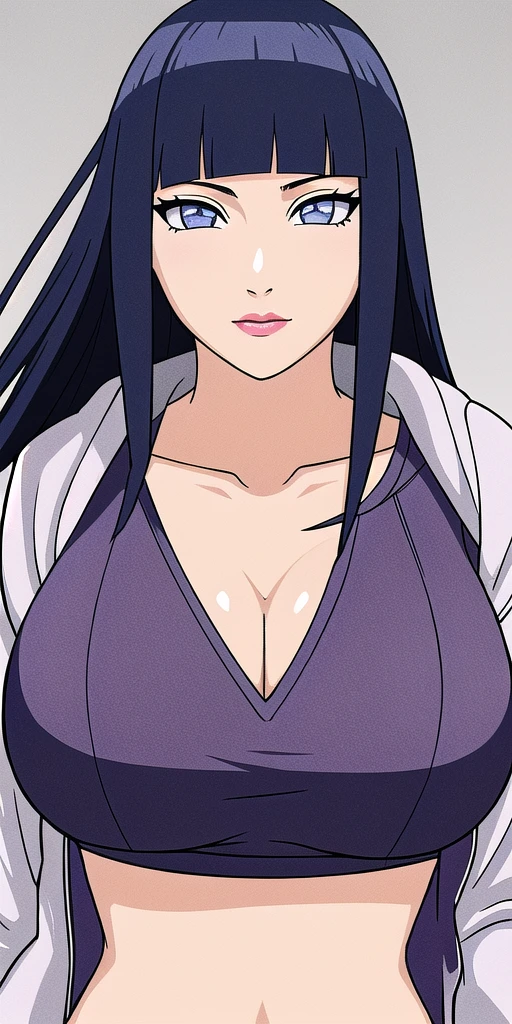 Hinata, Naruto Shippuden, nsfw, Large Breast, showing cute nipples, sexy