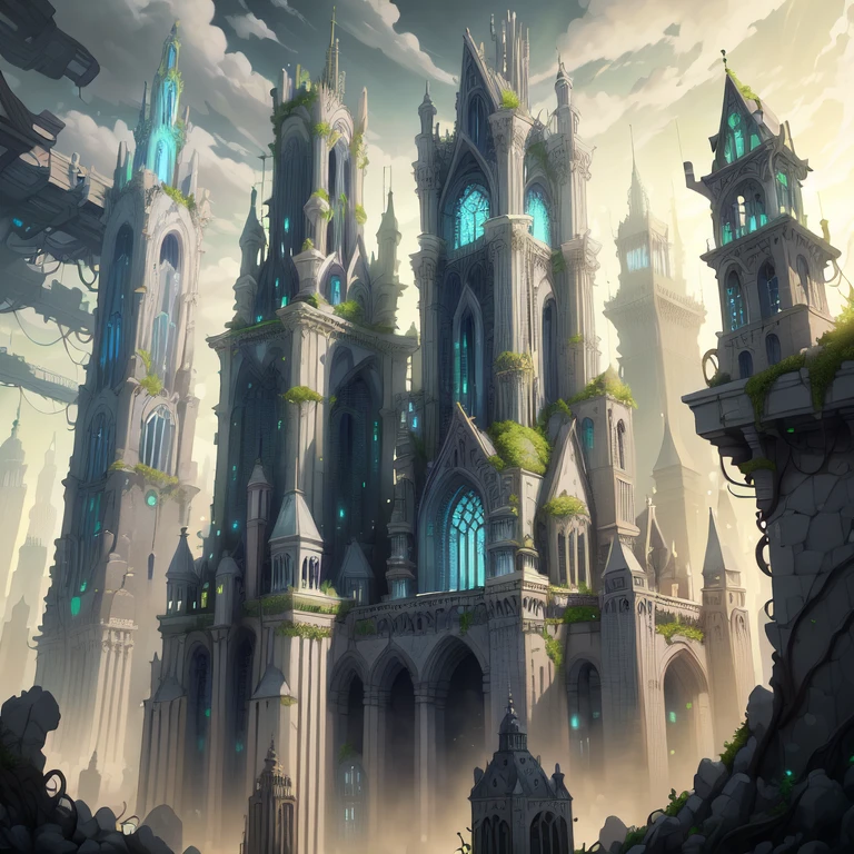 <lora:WorldofEarthTEST:1>, worldofearth, city with towers and buildings, volumetric lighting,