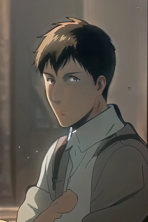 masterpiece,((bestquality)),8k,high detailed,ultra-detailed,artbook,comic,depth of field,front lighting,global illuminations,Morning sunlight,(random_camera_angle:1.4),
1boy,bertolt,<lora:Bertolt_Lora:1.1>,male_focus,handsome face,beautiful hand,soft lights,front lighting,(nude:1.4),portrait,<lora:weight_slider_v2:1>,<lora:muscle_slider_v1:-1>,expressionless,
face_focus,clean background trending,