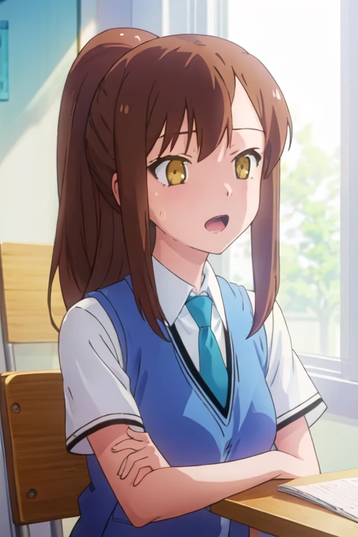 pov,1 boy, ,kotegawa yui,moist eyes, calm expression, love, Sweet smile,indoors, sweat, ,1girl, 1boy,  tweaking,  pinch, femdom, clothed female  male, girl tweaking  with both hands