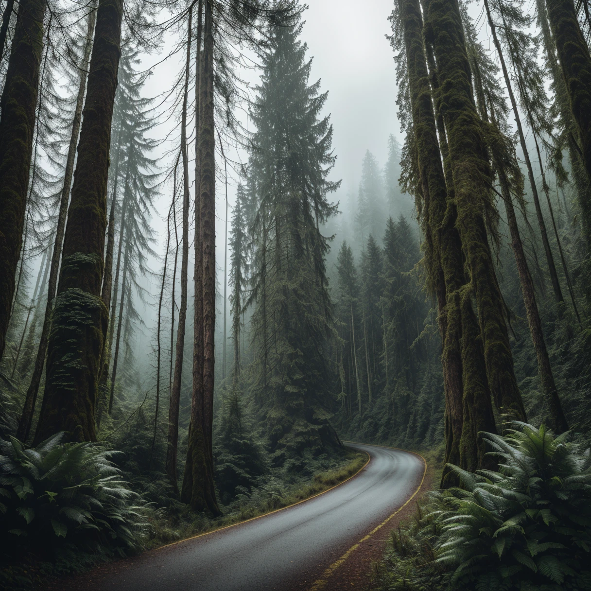 highly detailed dramatic action film still by alessio albi,
magnificent forest full of detailed incredible plants and flowers, dull moody stormy atmosphere, flying particles depth of field dreamy bokeh,detailed cluttered wooden forest background full of trees pines, texture contrast composition, early morning light, color contrast composition, focus on background