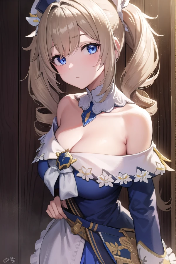 (8K), Sharp Focus, hight resolution, 1girl in, Alice, Upper body, Alice Def, Blonde hair, (sash, Bow, Hair Band), huge-breasted, Dress, (High quality:1.2), (high detailing:1.2), (masutepiece:1.2), (Extremely detailed:1.2),(((Insertion into the vaginal opening)))、(((fullnude)))、(((sweat-wet skin)))、(((Crying face)))、(((Open crotch )))