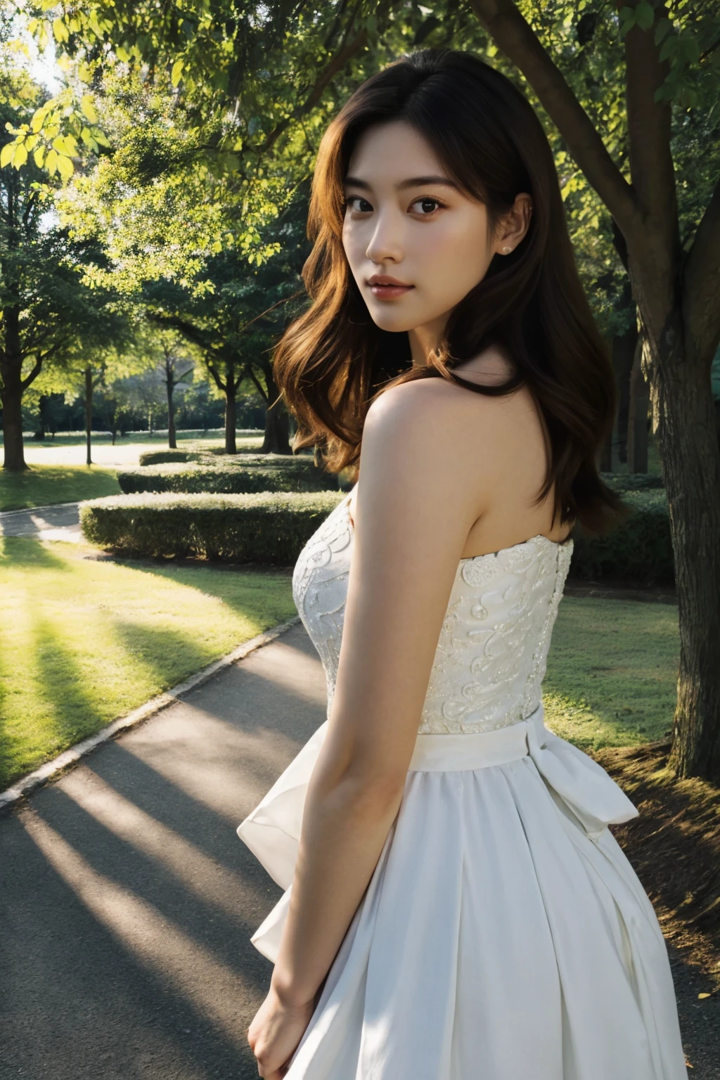 (high quality, highly detailed:1.4, sharp focus, skin details),
(masterpiece:1.2), (best quality:1.2), (extremely detailed:1.2), (photorealistic:1.1), (ultra detailed),
BREAK,
standing, (full body), posing to viewer, outdoor, day light