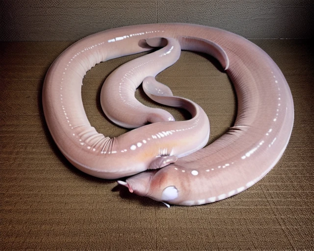 <lora:Eptatretus_okinoseanus_v1:0.5>, Eptatretus, Hagfish,
animal focus, food focus, photo background, horror (theme), what, still life, fine art parody, eldritch abomination, self hug