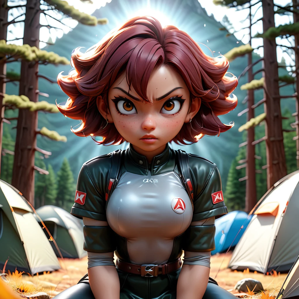 cinematic film still 3D cinematic film, art by Tsutomu Nihei, Aggressive, Celebration, Horror, Bimbocore, Manic, artstation, (Disciplined (Media room:1.3) from inside of a Campground :1.3) , Lens Flare, art by Shintaro Kago, Nikon d850, art by Rumiko Takahashi, Rollerwave, award winning, art by Masamune Shirow, autumn mountains, Canon R5, Vile, three colors, vibrant, Sony A9 II, 4k, highly detailed, <lora:FF.85.samaritan3dCartoon_v40SDXL.lora:1> . shallow depth of field, vignette, highly detailed, high budget, bokeh, cinemascope, moody, epic, gorgeous, film grain, grainy