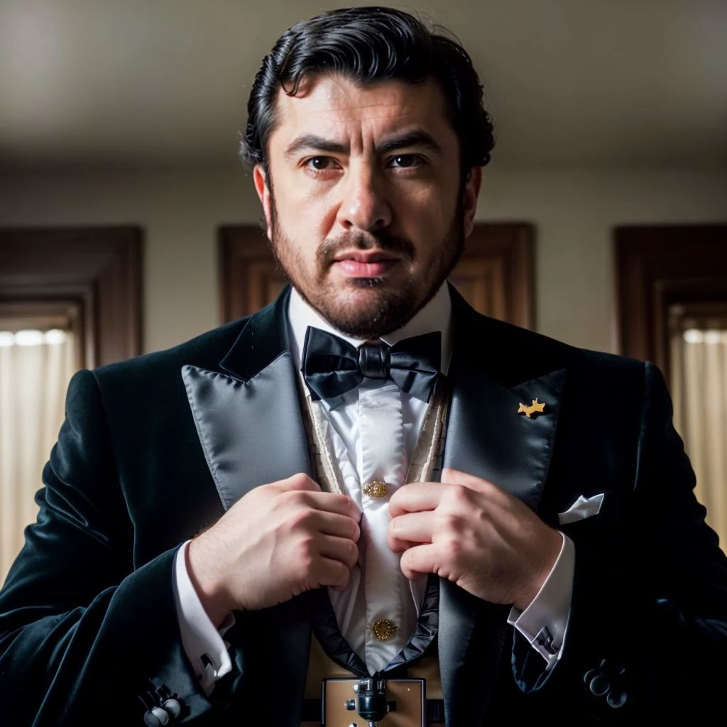 professional photography, portrait of juancarbo person, still film, high resolution, 4k, photo by Sacha Goldberger, <lora:juancarbo_31950:1>  <lora:KawaiiTech-20:1>