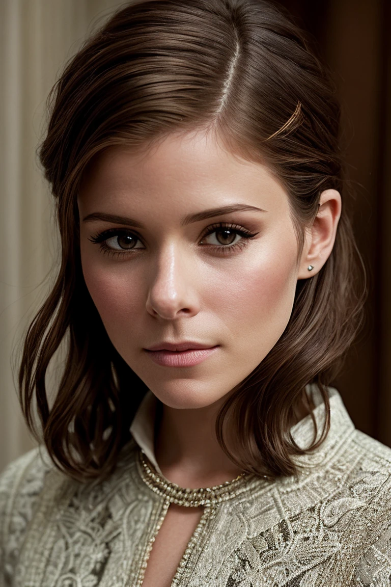 photo of beautiful (kat3mara-135:0.99), a woman in a (jewish temple:1.1), perfect hair, wearing (tailored:1.1), modelshoot style, (extremely detailed CG unity 8k wallpaper), professional majestic (photography by yousuf karsh:1.1), nikon, 24mm, exposure blend, hdr, faded, trending on ArtStation, trending on CGSociety, extremely intricate, High Detail, Sharp focus, dramatic, soft cinematic light, (looking at viewer), (detailed )