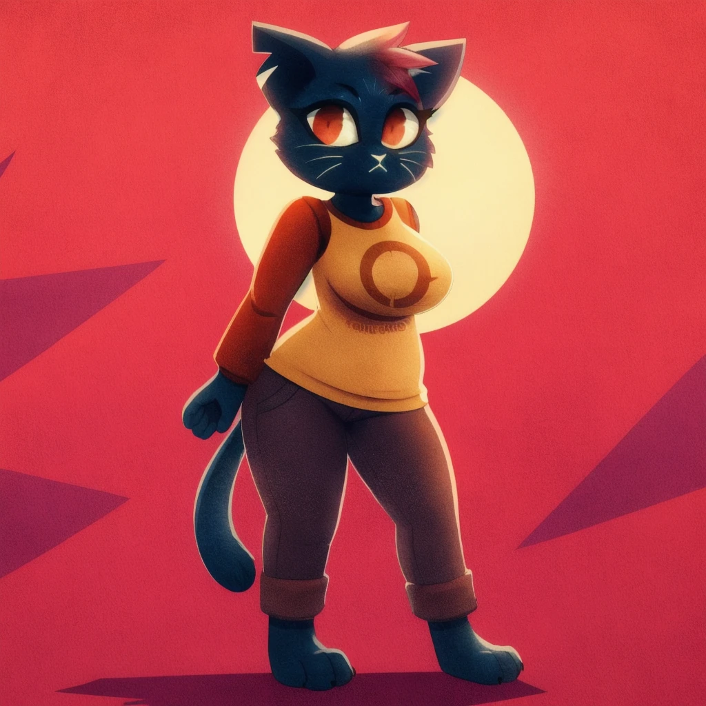 high quality, best quality, masterpiece, high res, mae borowski, furry, anthro, 1girl, adult, female, paws, standing <lora:MaeBorowski-10:0.8>