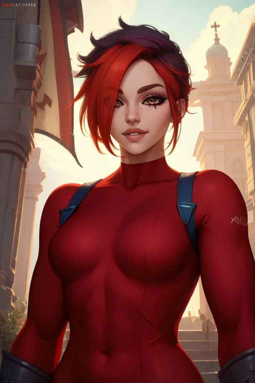 Ash, multicolored hair, brown eyes, lips, hair over eye,eyeliner,
(insanely detailed, beautiful detailed face, masterpiece, beautiful detailed eyes, best quality), light smile,
<lora:ASH-PLD-10V5:0.8>