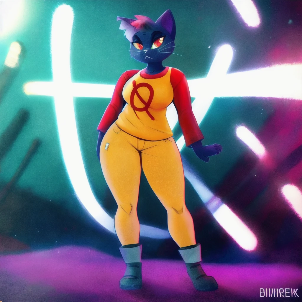 high quality, best quality, masterpiece, high res, mae borowski, furry, anthro, 1girl, adult, female, paws, standing <lora:MaeBorowski-10:1>