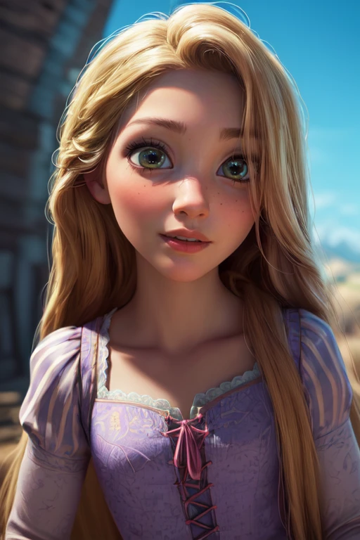 Rapunzel , hot , sexy , blush , medium breasts