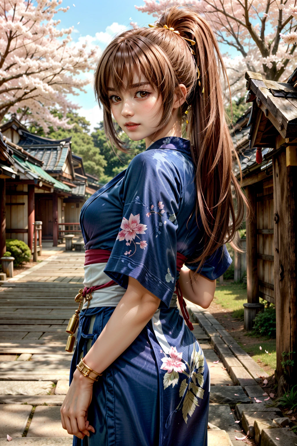 (masterpiece, best quality:1.3)
<lora:epi_noiseoffset2:1> <lora:add_detail:0.7> <lora:KasumiDOA:0.8>
KasumiDOA, 1girl, solo, long hair, yukata, japan, cherry blossoms, hair ornament