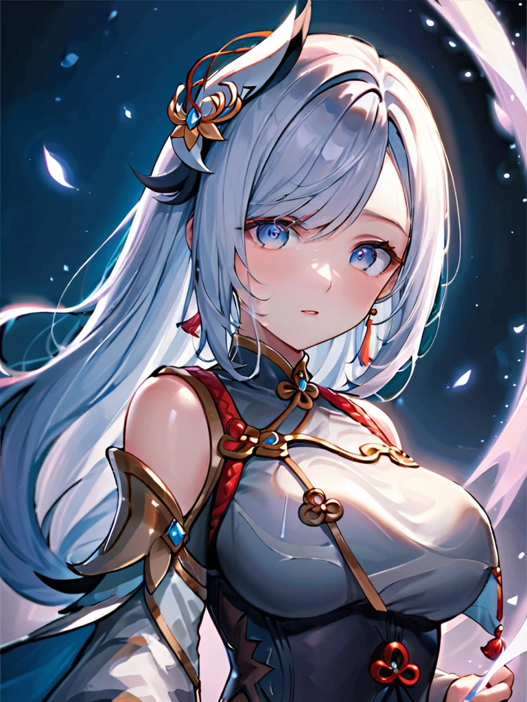 ultra-detailed,(best quality),((masterpiece)),(highres),original,extremely detailed 8K wallpaper,(an extremely delicate and beautiful),best_hand,anime,ï¼ <lora:Shenhe_xl:0.8>ï¼1girl, (\shen he\)