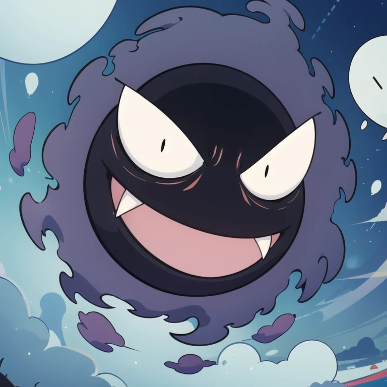 ((masterpiece,best quality)), absurdres,
<lora:Gastly_Pokemon_Anime:0.9>, Gastly_Pokemon_Anime, ghost, floating, no humans, pokemon \(creature\),
solo, smiling, looking at viewer,
cinematic composition,