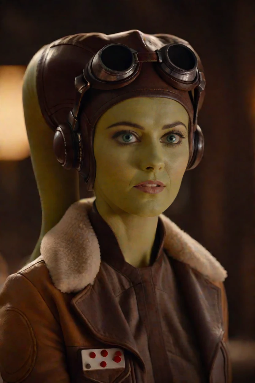 cinematic film still hera syndulla sigh at tequila wolf, medium shot <lora:Hera_Syndulla_XL:0.8> . shallow depth of field, vignette, highly detailed, high budget Hollywood movie by quentin tarantino, bokeh, cinemascope, moody, epic, gorgeous, film grain, grainy