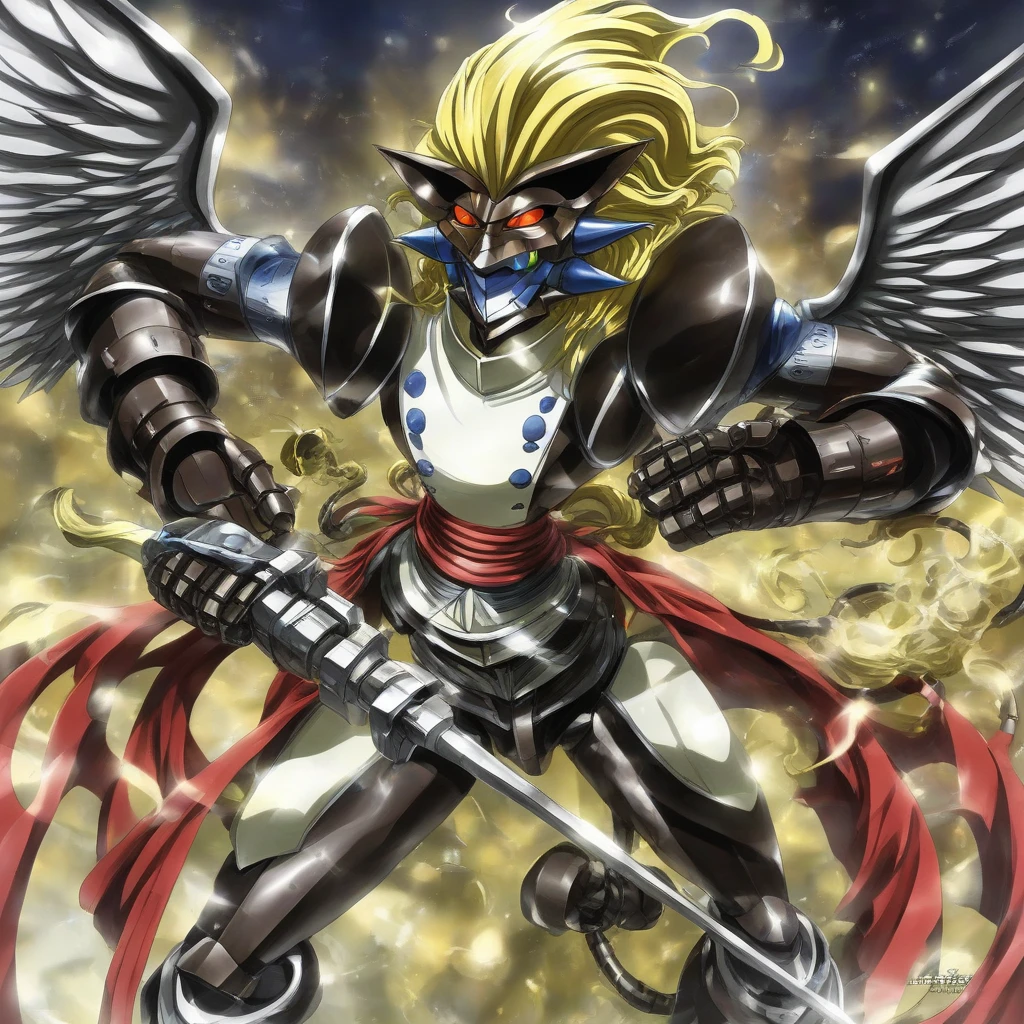 solo,duftmon,masterpiece,anime,cell shading,best quality, <lora:duftmonmerge:1>
