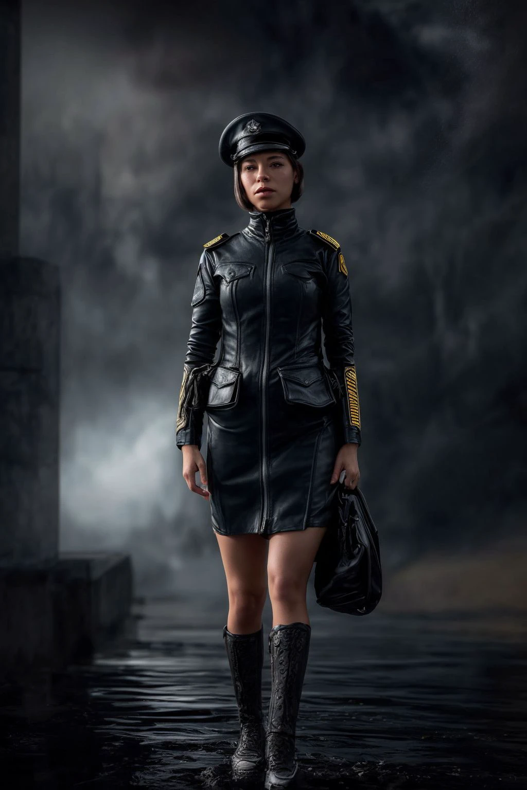 estephania,
a detailed realistic retro-futuristic soldier patrolling urban battlefield, mud, dust, cinematic, ultra intricate clothes, accurate hands, macro image detailed, shots, badass look, action, perfect eyes, best quality, extremely sharp focus face
BREAK
analog fine film grain, post apocalyptic, cinematic, realistic, trending artstation, helicopter, focus, studio photo, details, highly rutkowski, intricate, busy, raw, 4k, 8k, isometric, digital smog, volumetrics, artwork masterpiece, ominous, matte painting movie poster, golden ratio,
<lora:more_details:1> <lora:LowRAV2:0.5> dark theme <lora:estephania_v01:0.7> <lora:epiCRealismHelper:1>