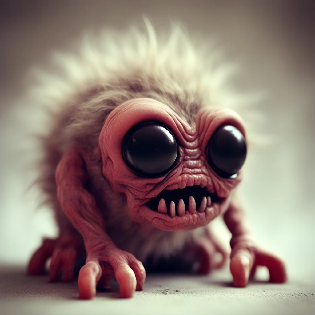 Gremlin, highly detailed mattepainting in a microscopic surface, style of grid electron microscope, neuronal, black and red
<lora:t3v3:0.45>