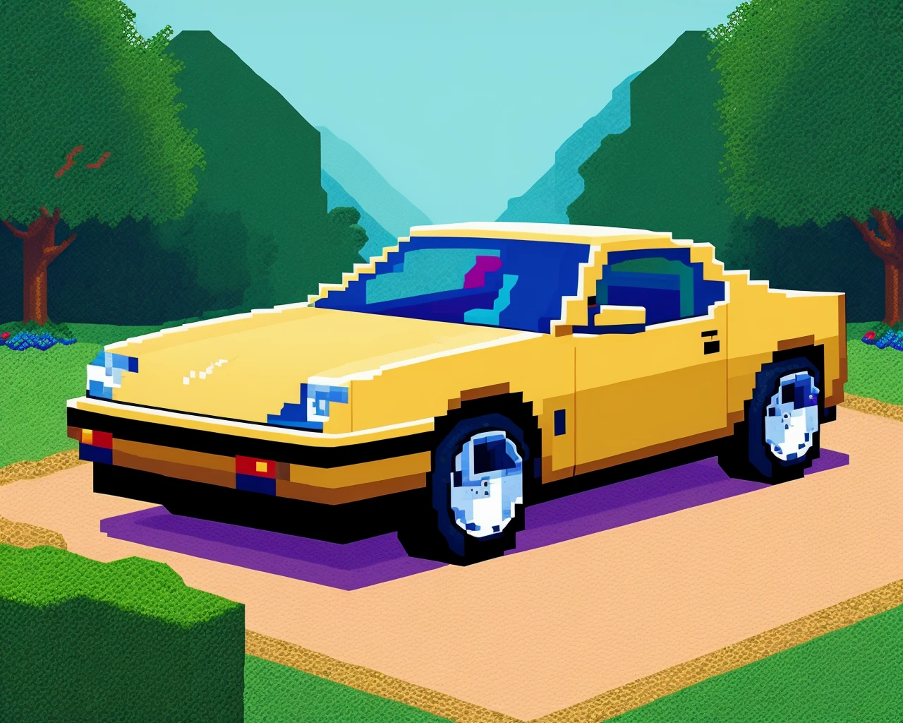 best quality,masterpiece,highly detailed,ultra-detailed, ,<lora:neg4all_bdsqlsz_V3.5:-1> sport car
<lora:pixel-art_last:2>, pixel-art ,low-res, blocky, pixel art style, 8-bit graphics