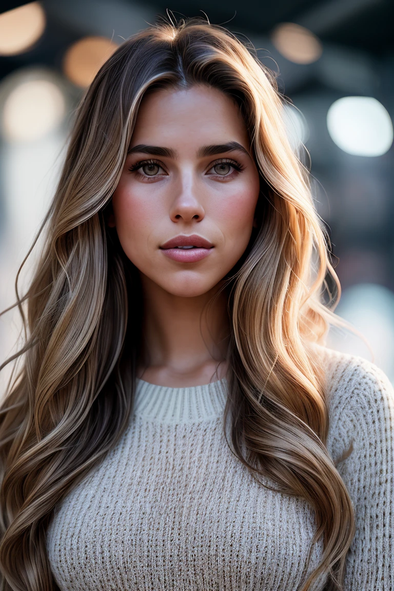 photo of beautiful (kdlt0r0:0.99), a woman in a (market:1.1), perfect hair, wearing (prom dress), (sweater), modelshoot style, (extremely detailed CG unity 8k wallpaper), professional majestic (photography by garry winogrand:1.1), (Kodak PIXPRO FZ43 16MP Digital Camera), 24mm, exposure blend, hdr, faded, extremely intricate, High Detail, Sharp focus, dramatic, soft cinematic light, (looking at viewer), (detailed pupils), cute smile, 24mm, 4k textures, soft cinematic light, adobe lightroom, photolab, elegant, ((((cinematic look)))), soothing tones, insane details, hyperdetailed, low contrast