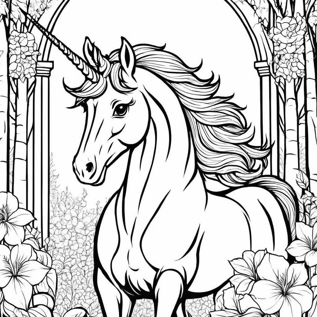 a beautiful drawing of unicorn, black and white, black & white,
,Coloring Book, ColoringBookAF,
 <lora:ColoringBookRedmond-ColoringBook-ColoringBookAF:1>