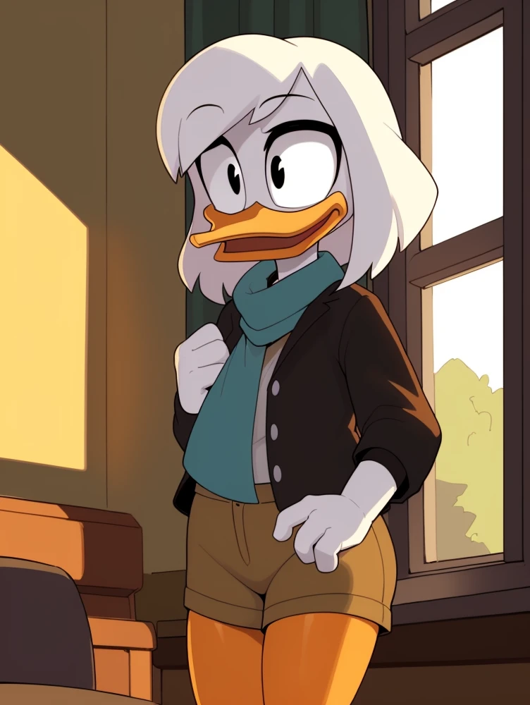 (by Drockdraw:1.2) (by chelodoy:1) (by ashraeli:1) Webby Vanderquack, White skin, White hair, orange legs:1.2, beak, DuckTales, tail shield, webbed feet, short hair, sexy, pink bow, horny, smile, Mouth open, naked, flat torso, webbed feet, black eyes, full body in view, paws visible, Eyeliner, smile, white body, young, shy, evening, to the streets, standing, wet body, cum on body, cum on hair, pussy, ass, pissing on road, piss on legs, cum, laughs, cum in mouth 