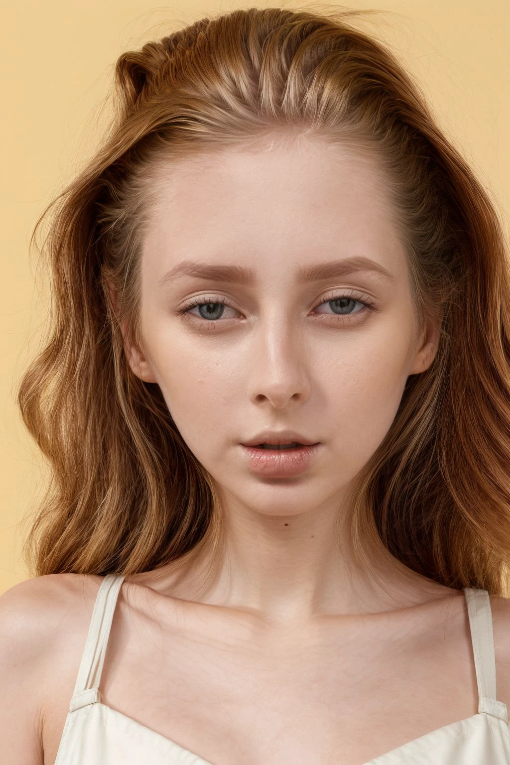 HelgaGrey <lora:HelgaGrey_v1.1:1> 
(close-up:1.1) (headshot:1.1) full body shot by Chuck Close, 1girl, solo, rule of thirds, perfect compostion, detailed hair and face, detailed eyes, pupils
blonde hair, Effortless sophistication. Embracing a tailored jumpsuit in a soft neutral tone, featuring clean lines and a flattering silhouette. Styled with pointed-toe flats and a structured handbag, exuding understated chic.
close-up shots of faces, highly detailed, natural lighting, <lora:add_detail:1>