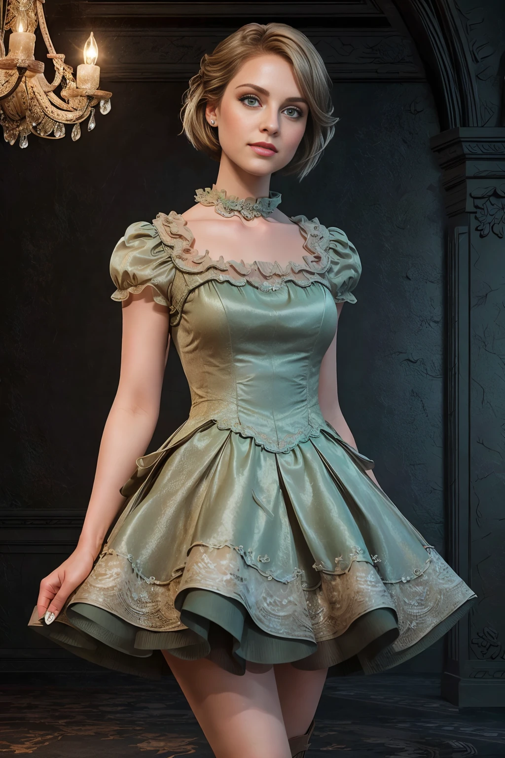 <lora:voldress_v2:1>
masterpiece, highly detailed 8k, best quality, volumetric lighting, volumetric lighting, intricate
1girl in voldress, ash brown pixie bob , From Below, Aqua Green eyes, cowboy boots
barn background