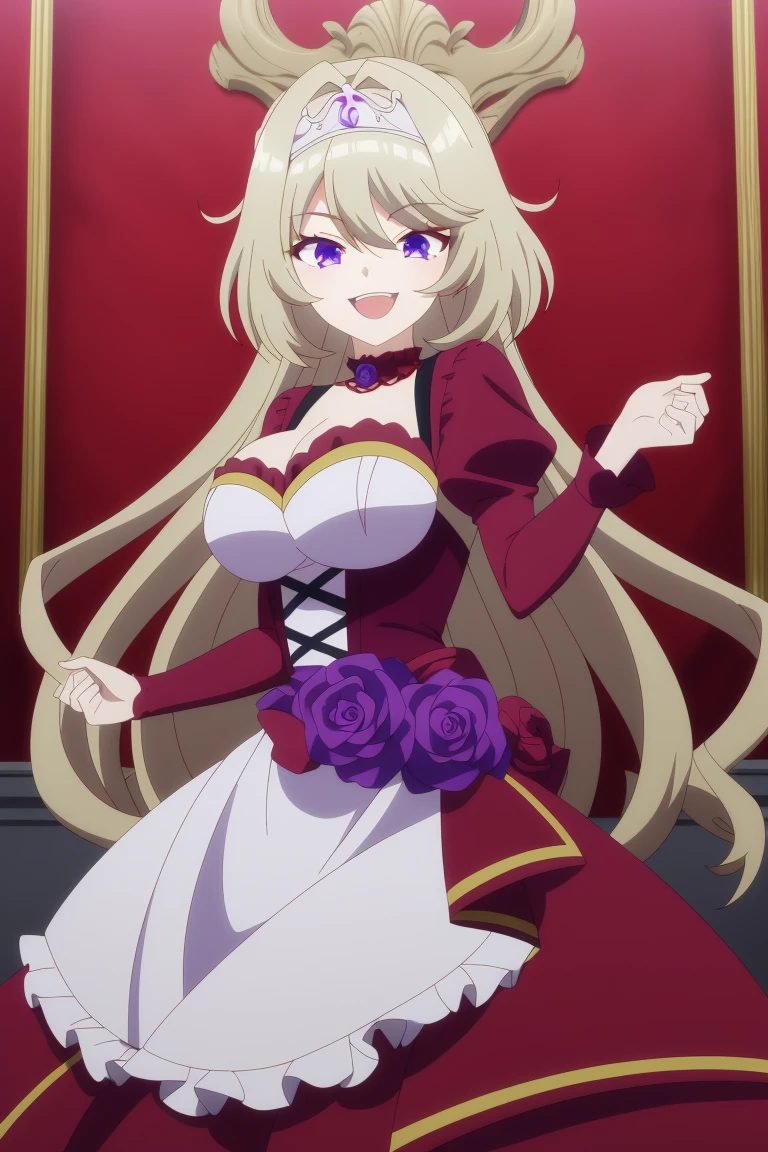 <lora:Hikikomari Kyuuketsuki no Monmon_Terakomari Gandesblood, Villhaze, Karen Helvetius, Melka Tiano:0.7> Karen Helvetius, 8k, masterpiece, absurdres, anime,