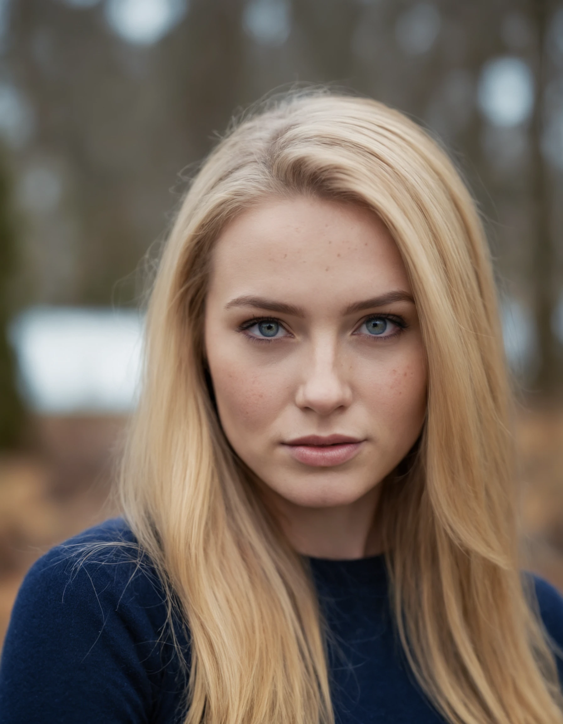cinematic photo (art by Mathias Goeritz:0.9) , photograph, Lush cameroonian Girlfriend, Tax collector, Rich Golden blond hair, Winter, tilt shift, Horror, specular lighting, film grain, Samsung Galaxy, F/5, (cinematic still:1.2), freckles . 35mm photograph, film, bokeh, professional, 4k, highly detailed